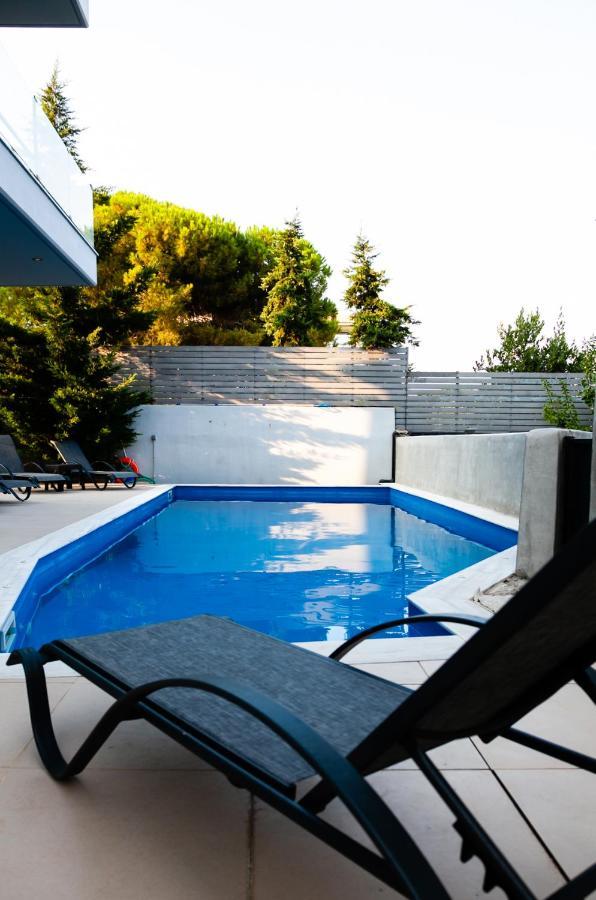 Seaview Pool Villa Near Beach And Athens Airport ปอร์โตราฟตี ภายนอก รูปภาพ