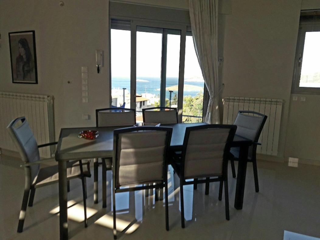 Seaview Pool Villa Near Beach And Athens Airport ปอร์โตราฟตี ภายนอก รูปภาพ