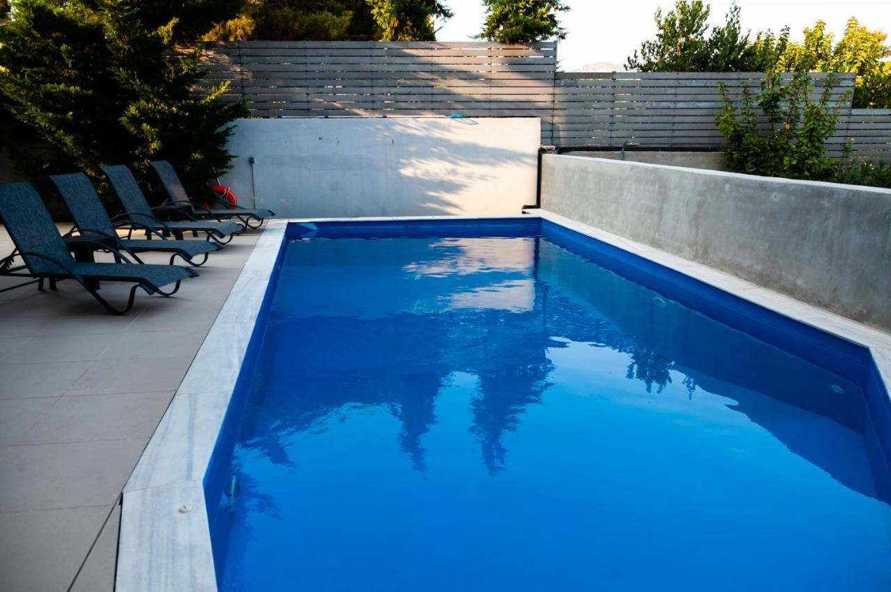Seaview Pool Villa Near Beach And Athens Airport ปอร์โตราฟตี ภายนอก รูปภาพ
