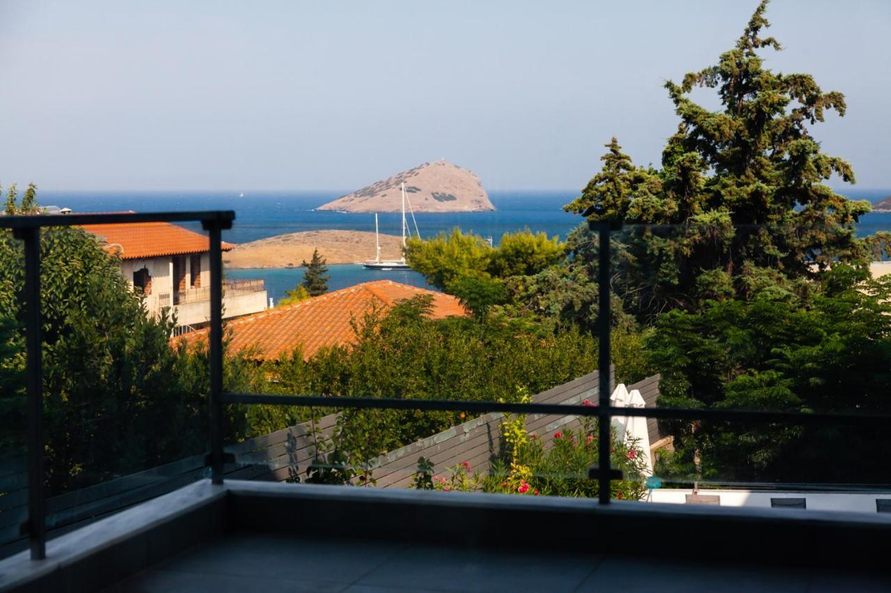 Seaview Pool Villa Near Beach And Athens Airport ปอร์โตราฟตี ภายนอก รูปภาพ