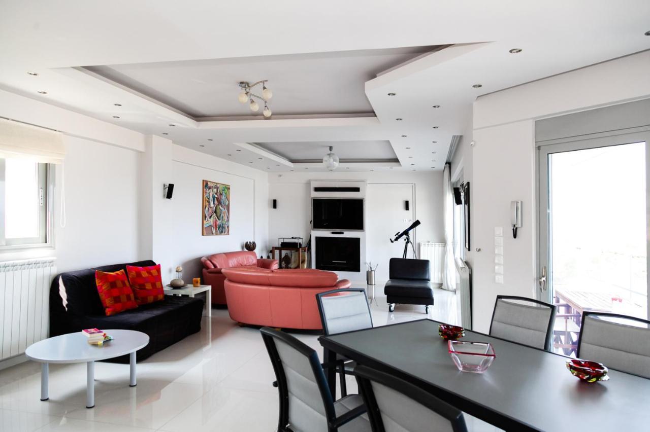 Seaview Pool Villa Near Beach And Athens Airport ปอร์โตราฟตี ภายนอก รูปภาพ