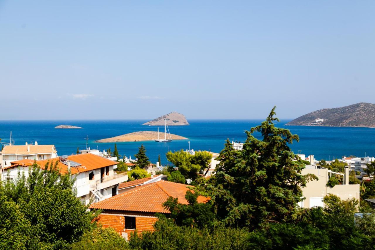 Seaview Pool Villa Near Beach And Athens Airport ปอร์โตราฟตี ภายนอก รูปภาพ