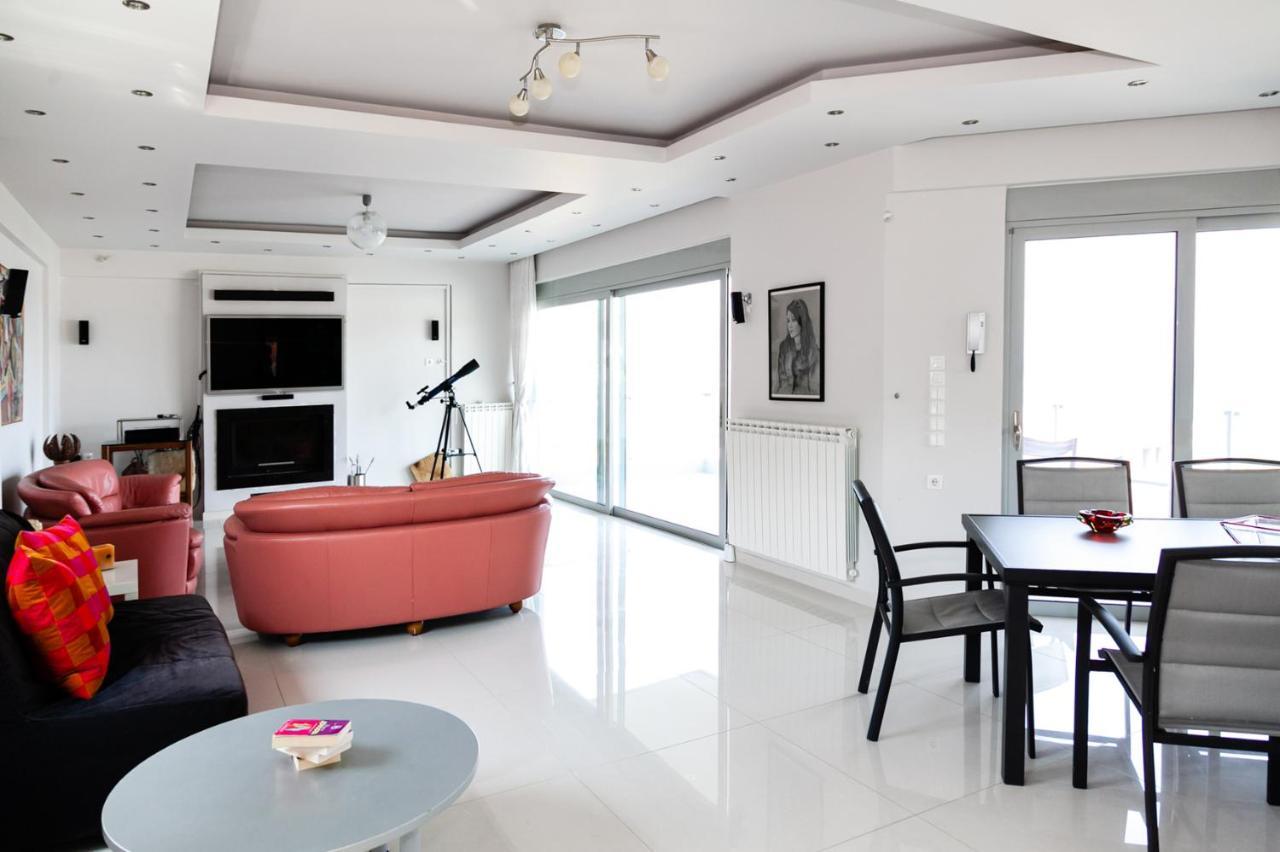 Seaview Pool Villa Near Beach And Athens Airport ปอร์โตราฟตี ภายนอก รูปภาพ