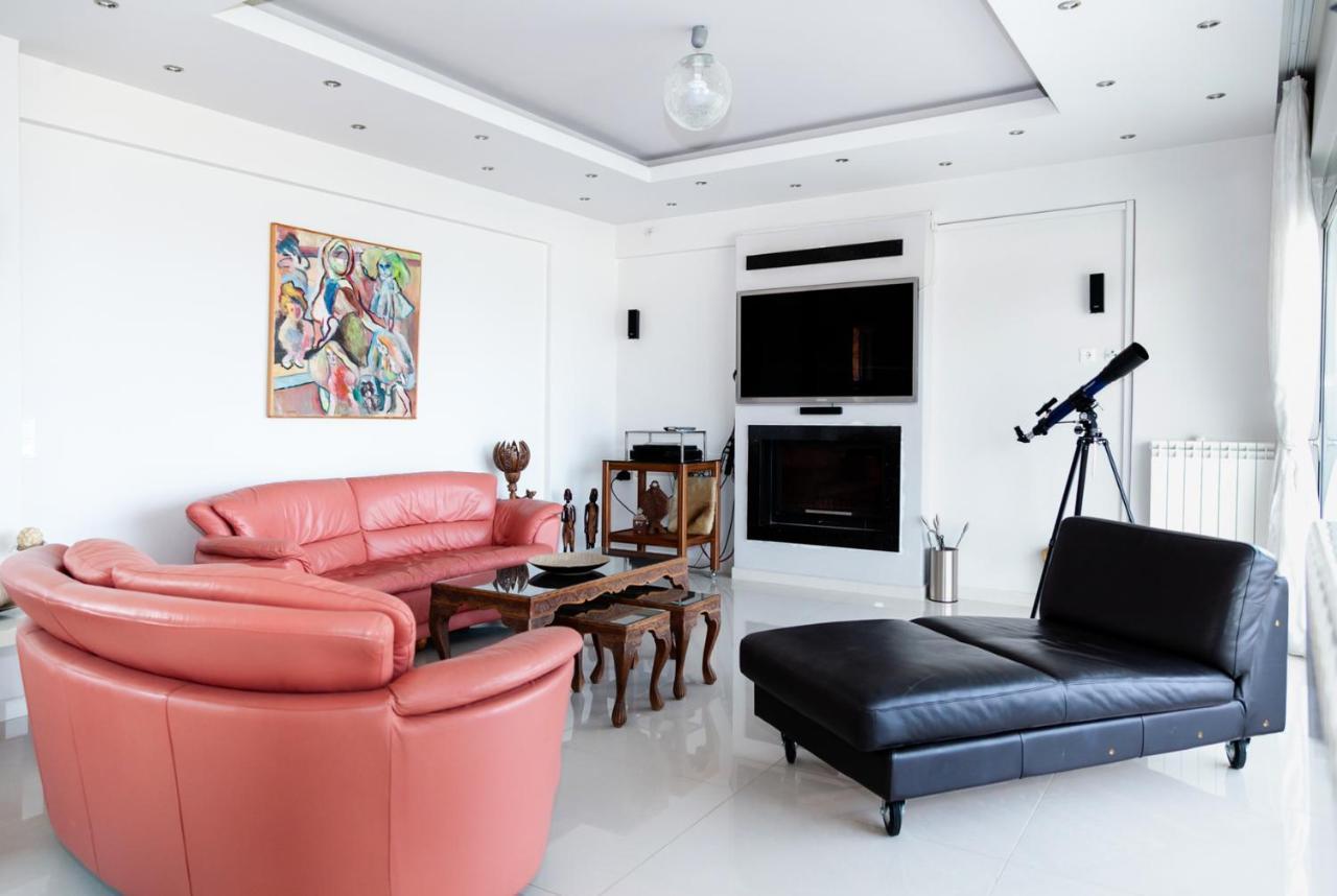Seaview Pool Villa Near Beach And Athens Airport ปอร์โตราฟตี ภายนอก รูปภาพ