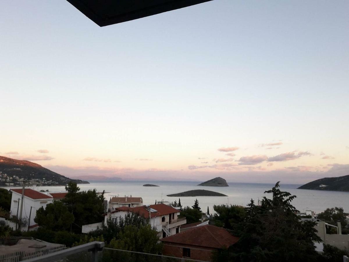 Seaview Pool Villa Near Beach And Athens Airport ปอร์โตราฟตี ภายนอก รูปภาพ