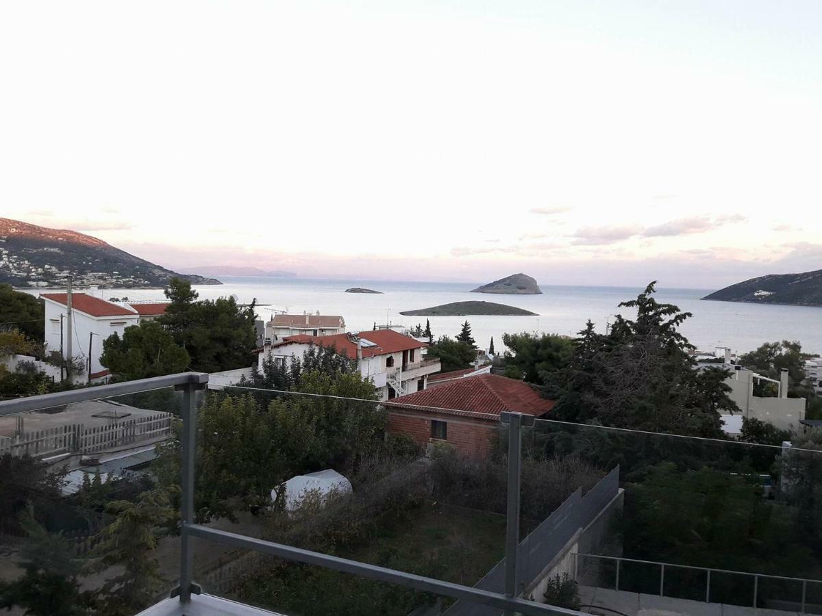 Seaview Pool Villa Near Beach And Athens Airport ปอร์โตราฟตี ภายนอก รูปภาพ