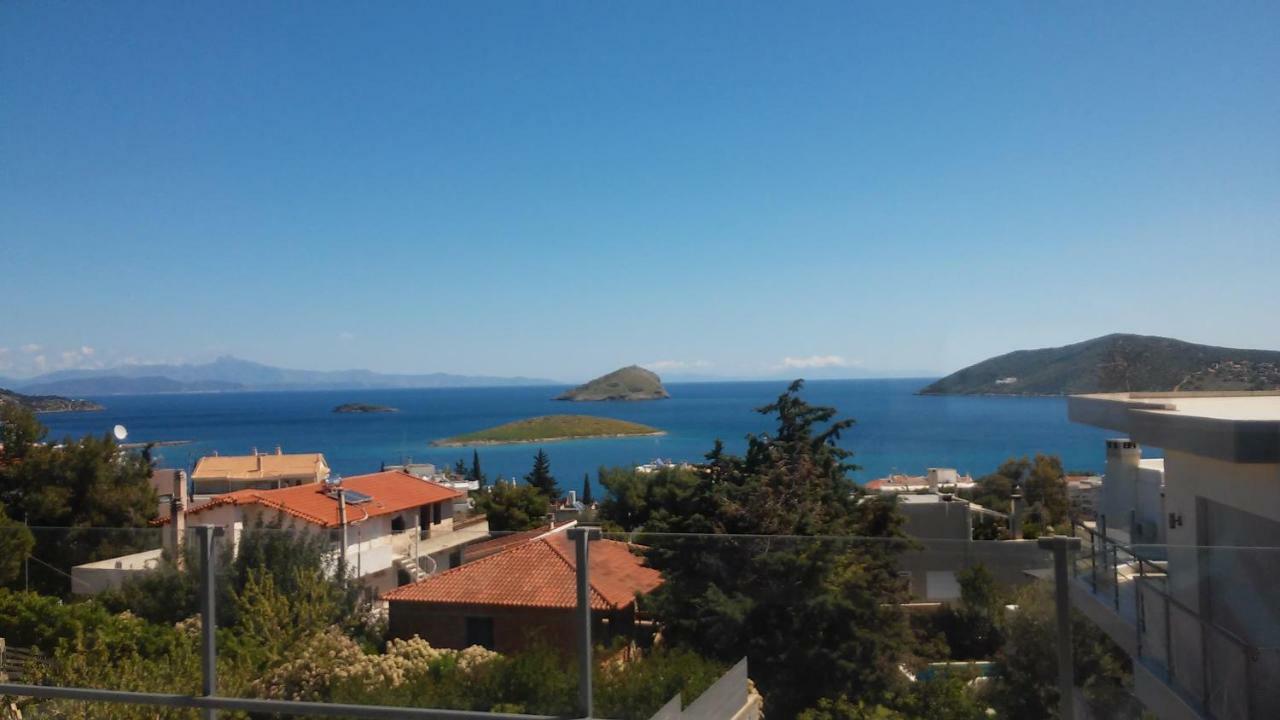 Seaview Pool Villa Near Beach And Athens Airport ปอร์โตราฟตี ภายนอก รูปภาพ